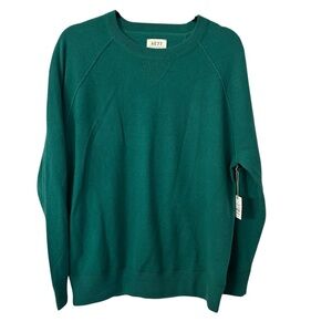 Ae77 American Eagle Women’s Long Sleeve Cashmere Crewneck Sweater Sz L NWT